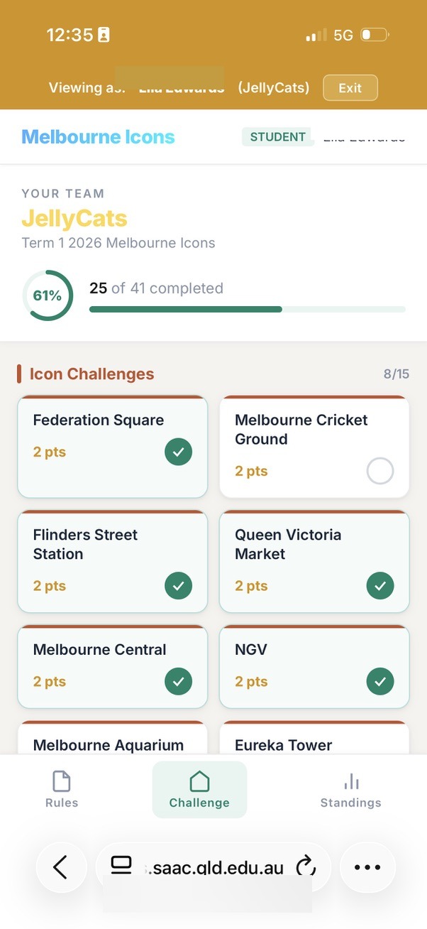 Challenge list view 3